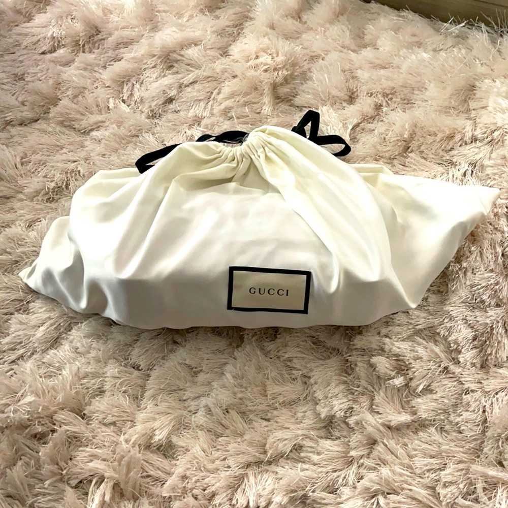 Gucci black belt bag - never used